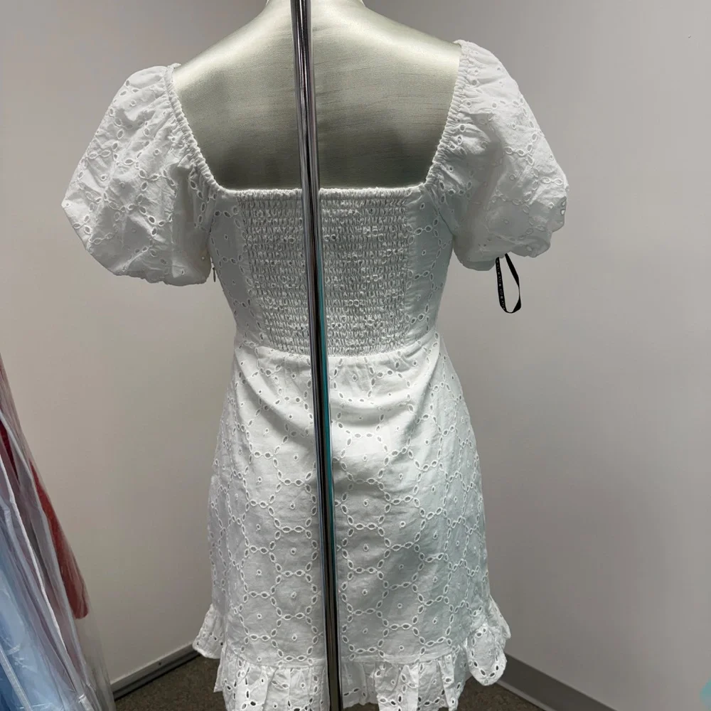 NWT Katie J NYC White Phoebe Dress - Picture 3 of 5